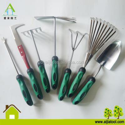 China SS430 Garden Stainless Steel Set Polished Hand Tool With Soft Ergonomic Handle for sale