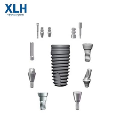 China OEM Hardware Parts High Precision Accessories Medical Device CNC Service Titanium Abutment Screws Aluminum Machining Angled Post for sale