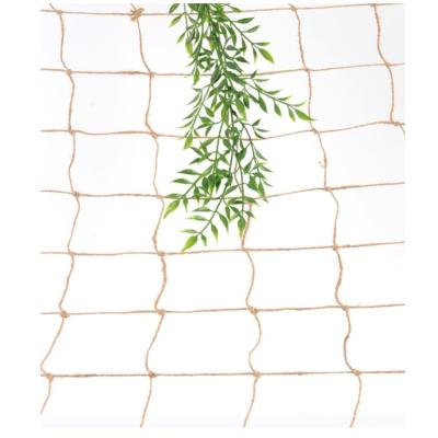 China Jute Garden Plant Jute Netting Climbing Trellis for sale