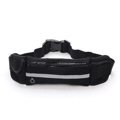 China Custom Size Eco-friendly Waterproof Slim Reflective Pocket Sport Running Belt Bag for sale