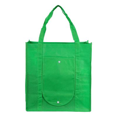 China Waterproof China Factory Color Korean Style Pure Nonwoven Foldable Environmental Bulk Shopping Bag for sale