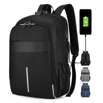 China New Fashion Trend Designer Rucksack College Waterproof Men USB School Backpack High Quality Anti-theft Schoolbag Backpack for sale