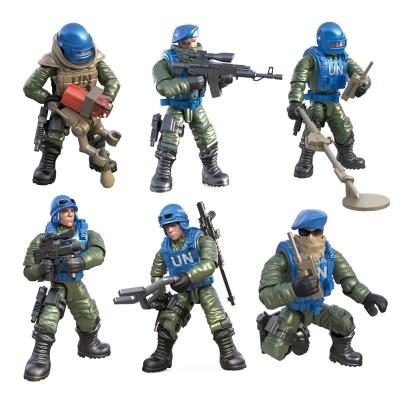 China Gifts/Promotional Merchandise for Display/Collectible Action Figure Toy Army Men Military Soldier with Weapon Accessories Team Figure Military Playset for Kids for sale