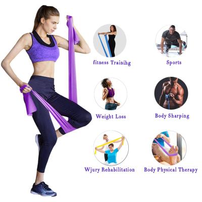 China Heavy Duty Strength Training Yoga Strap Bands for Exercise Yoga Elastic Strap for Toning, Stretching, Strength Training and Physiotherapy for sale