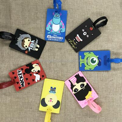 China Eco-friendly Soft PVC Customized Letter Stereoscopic Luggage Tag With Eco-friendly Soft PVC Customized Promotional Gift Luggage Tag for sale