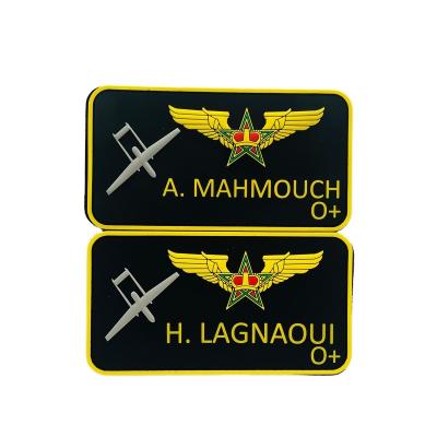 China China Factory Handmade Wholesale Customized PVC 2d/3d Soft Rubber Morale Patches Military Tactical Badges With Hook Fastener for sale