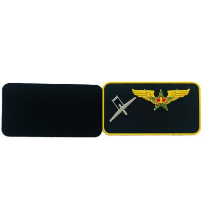 China Handmade High Quality Custom Embossed Soft PVC 3d Patch Custom Made Rubber Jackets Patches No Moq for sale