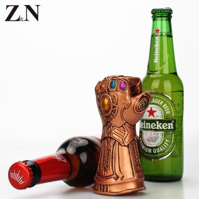 China New Design Custom Stocked Personalized Design 3D Colored Logo Stainless Steel Bar Beer PVC Bottle Opener for sale