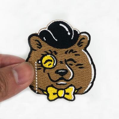 China Handmade Wholesale Sublimation Patch Heat Cut Brand Sports Club Embroidery Custom Clothes Custom Logo Butterfly Patch for sale