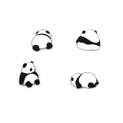 China Europe Hot Selling Panda Animal Custom Duck Shape Character Badge Soft Enamel Pin For Gift for sale