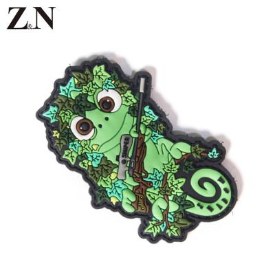 China Handmade Maker Custom 3d Emboss Soft Fabrics Logo Soft Silicone Rubber Pvc Patch for sale