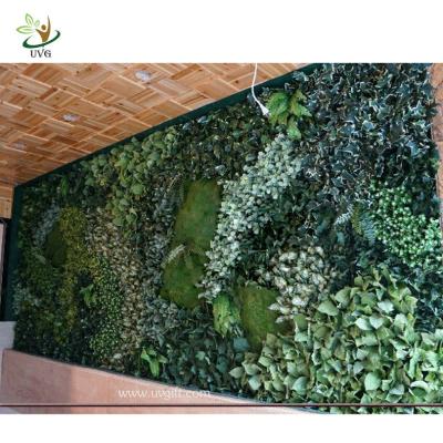 China UVG GRW023 Outdoor Building Decoration Modular Green Wall System by Artificial Plants and for sale