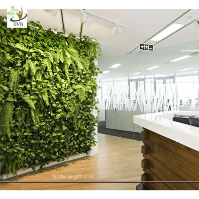 China UVG GRW029 Outdoor Artificial Landscape Plants Anti-UV Everygreen Grass Walls indoor use for sale