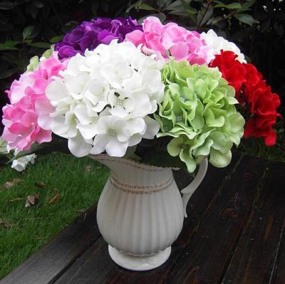 China UVG Factory Price Silk Flower Wedding Bouquet Wholesale Artificial Hydrangea Flowers for sale