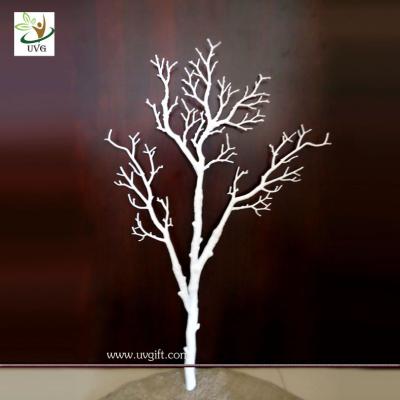 China UVG DTR011 White Artificial Tree Branch Decoration in PE plastic for windows display for sale