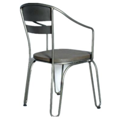 China 2022 Latest Outdoor Patio Furniture Industrial Aluminum Stacking Chairs Restaurant Chairs For Sale Used for sale