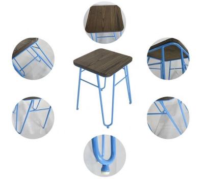 China Wholesale Industrial Furniture Indoor Outdoor Antique Bar Stool Metal Bar Stool For Cafe Restaurant for sale