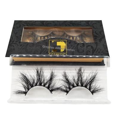 China Natural long factory direct sales wholesale 25mm 3d mink eyelashes 25mm mink lashes 25mm lashes for sale