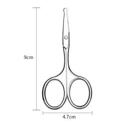 China Wholesale Eyelash Makeup Tools Custom Logo Eyelash Trimmer Eyebrow Trimmer Cosmetic Scissors Beauty Scissors for sale