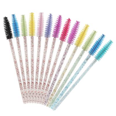 China Disposable Eyelash Extension Brush Mascara Magic Wands Applicator Wand Brushes Eyelash Mascara Magic Wands 50pcs/pack for sale