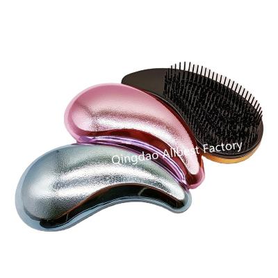 China Rose Gold Waterproof Comfortable Wire Brush Wholesale Detangle Hair Brush Magic Hair Brush Custom Logo Detangling for sale