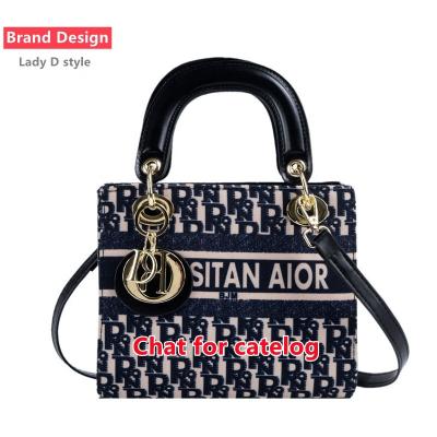 China Famous Designer Handbags Christian Lady D Style Designer Handbags Famous Brands Leather Women Diroa Handbag Cross - Body Replica Bags for sale