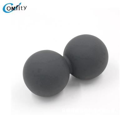 China Dual Silicone Portable Peanut Massage Lacrosse Ball for sale