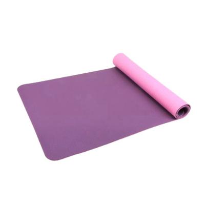 China Anti Slip Strip Black Exercise Yoga Mat for sale