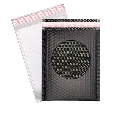 China Dots 15*20cm+4cm Air Bubble Mailing Bag Custom Mailing Bag Messenger Printed Black Poly Envelope Mailing Mailing Express for sale