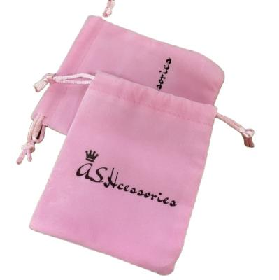 China Gift Bag Small Velvet Bag Pile Logo Jewelry Bags for sale