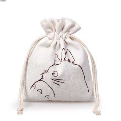 China Eco Friendly Recyclable Custom Cotton Soap Pouch Candle Logo Drawstring Gift Canvas Bags for sale