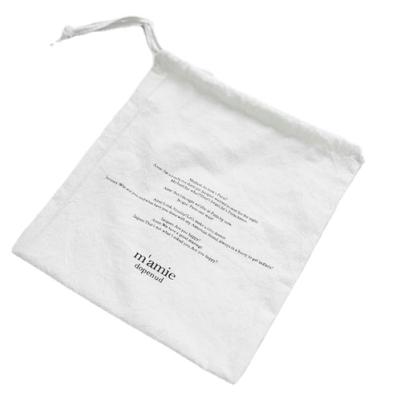 China Recyclable cheap custom made calico cotton drawstring wine bag/cotton bag small/cotton muslin drawstring bag for sale