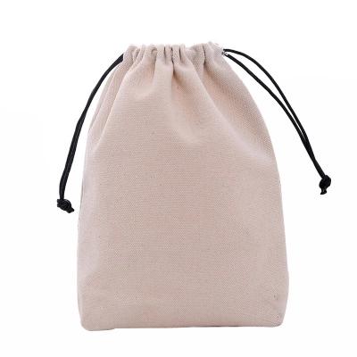 China Recyclable Fabric Canvas Cotton Drawstring Bag for sale