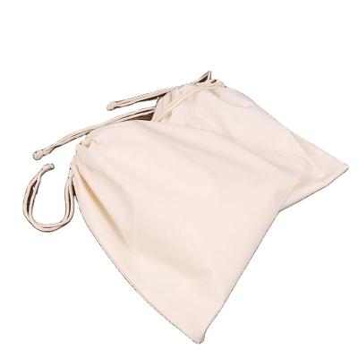 China Recyclable Custom Cotton Fabric Storage For Tea Jewelry Drawstring Bags for sale