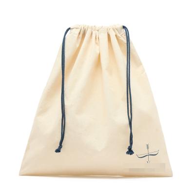 China Recyclable Custom Cotton Dust Shoe Bag To Receive Drawstring Bag for sale