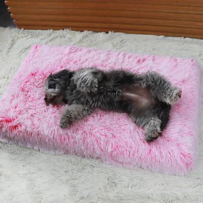 China Factory Price Breathable Customized Sofa Pet Nest Luxury Pink Comfortable Deep Sleep Place Thick Dog Cat Bed Pet Beds for sale