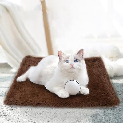 China Wholesale High Quality Breathable Washable Pet Cat Sleeping Large Faux Fur Plush Dog Bed Dog Mattress for sale