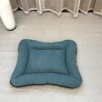 China Durable Dog Couch Pet Bed Machine Small Medium Dogs Breathable Corduroy Cat Bed Soothing Washable For Most Cats for sale