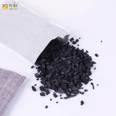 China Viable Activated Air Freshener Bamboo Charcoal Smell Deodorant Absorbent Bag 250g For Home, Bedroom Use for sale