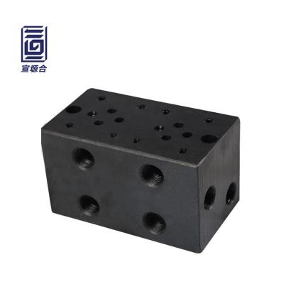 China Custom Long Life Hydraulic Block Honeycomb Manifold Valve Block for sale