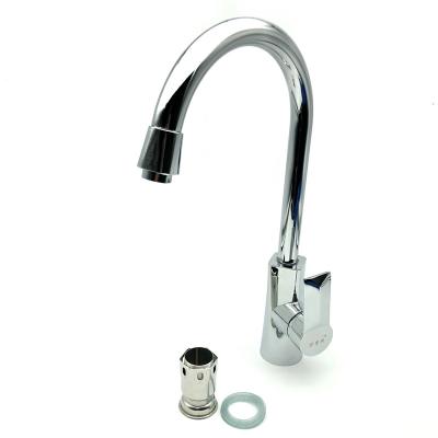 China Others Faucets Mixer Taps Rotatable Stainless Steel Faucets Mixers Single Hole Kitchen Sink Faucet for sale