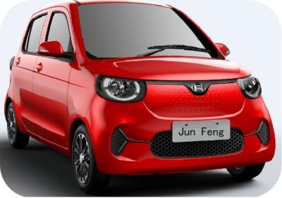 China Red JunFeng Marke 4 Sitzplätze EV Mini-Auto Wirtschaft Auto 60km/h zu verkaufen