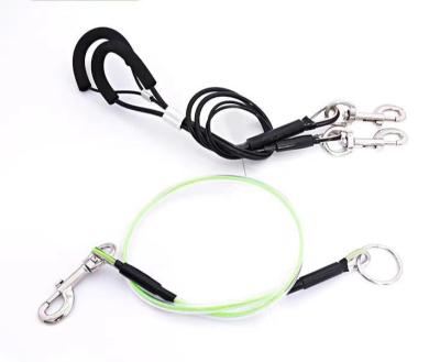 China Pet Dog Leashes Stainless Steel Cable Tie Dog Link Runner DETACHED Cable for sale