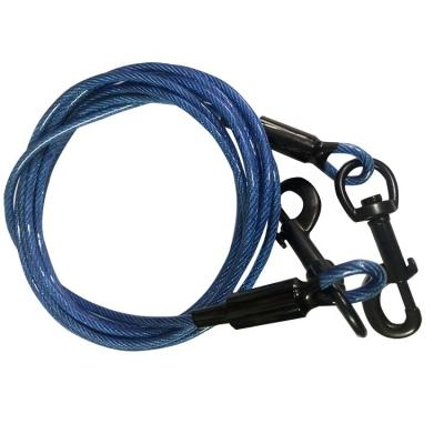 China Rope Manufacturers Lead Sales Safety Insurance Rope Stainless Steel Wire Rope Mountaineering Buckle for sale