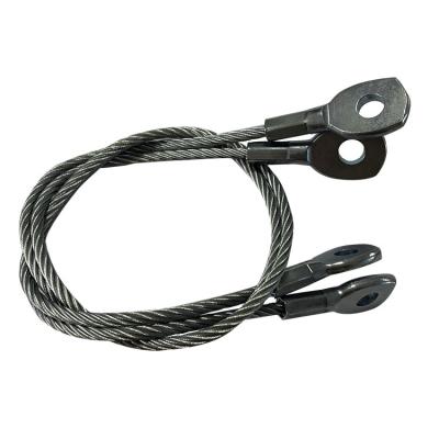 China Anti-twist Rope 1.5mm Steel Wire Rope 7x7 Heavy Duty Protective Wire Rope Sling for sale