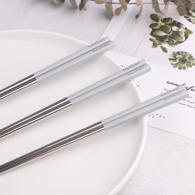 China 10 Pair Chopsticks Sustainable Reusable Metal Set Custom With Box for sale