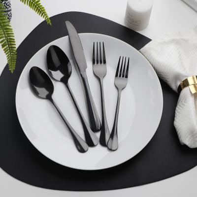 China Sustainable International Stainless Steel Flatware Porcelain Forks And Knives Set for sale