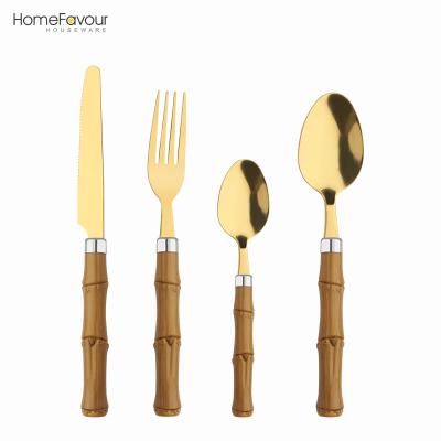 China High Sustainable Grade PP Handle Plastic Cutlery Set , Stainless Steel Knife Spoon Fork Flatware for sale