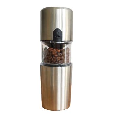 China Car USB Electric Portable Coffee Grinder for Travel Boosting Camping Business Trips with Stainless Steel Filter for sale