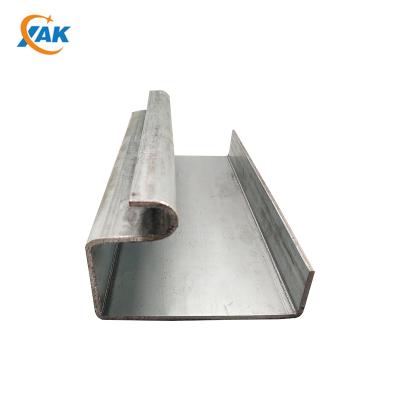 China Cold Formed Construction XAK OEM Special Steel Galvanized Steel Metal U Shape Channel Profile Size for sale